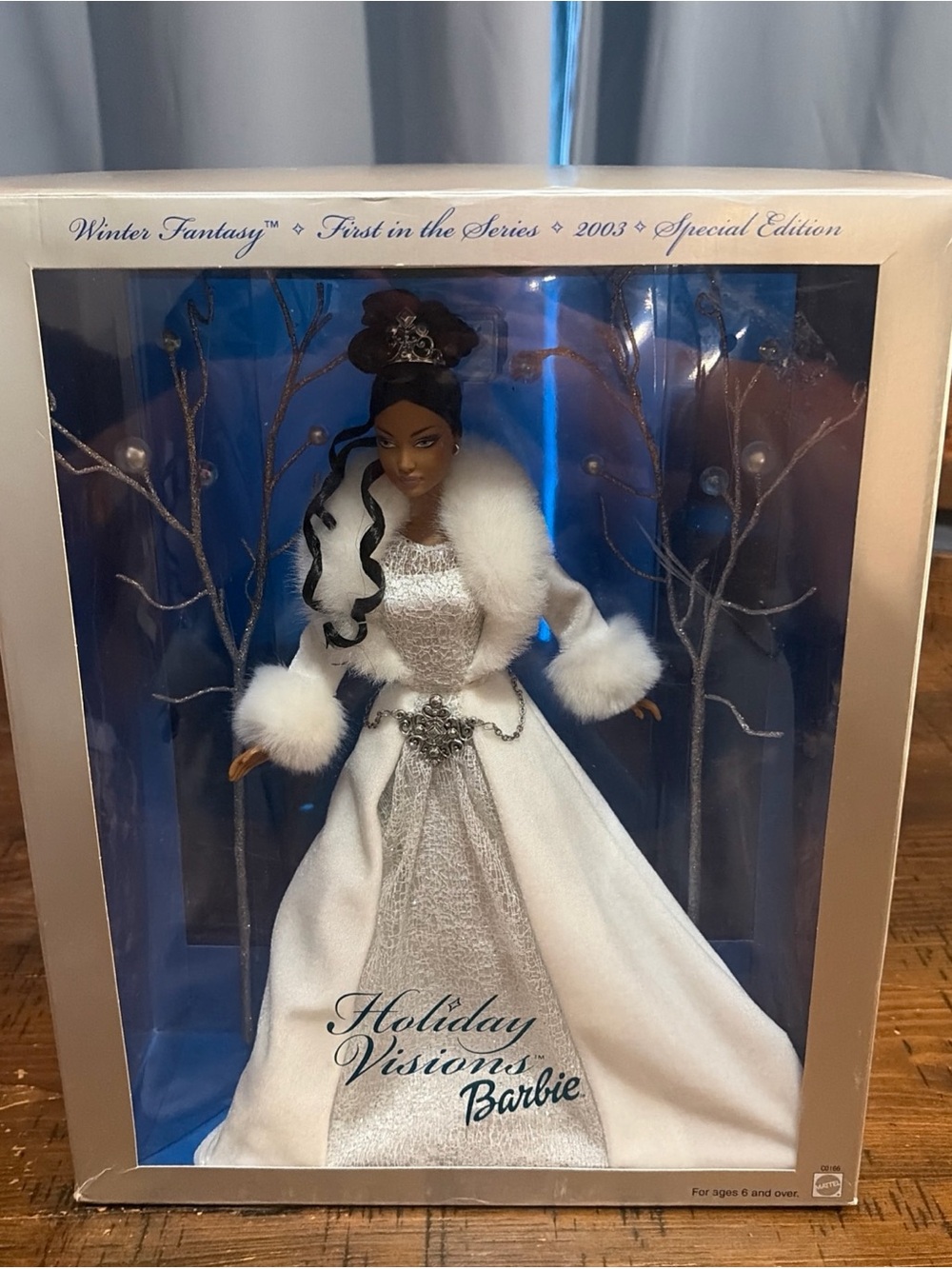 Barbie Holiday Visions Winter Fantasy Doll 2003 - White & Silver